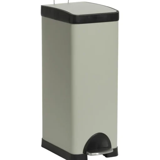 Pedaalemmer Rechthoek 30 Liter Clay
