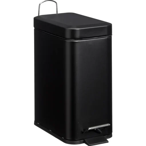 Pedaalemmer Rechthoek 5 Liter Zwart